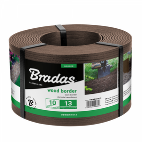 Dobes apmale Bradas Wood Border OBWBR1013, 1000 cm x 13 cm, brūna krās.