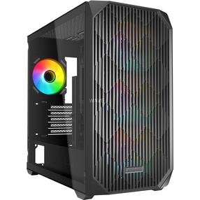 Datora korpuss Sharkoon MK3 RGB, melna krās.