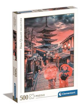 Puzle Clementoni Evening in Kyoto 35525, 49 cm x 36 cm, 500 gab., daudzkrāsaina