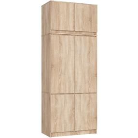 Spinta Akord S, sonoma ąžuolo sp., 90 cm x 51 cm x 235 cm