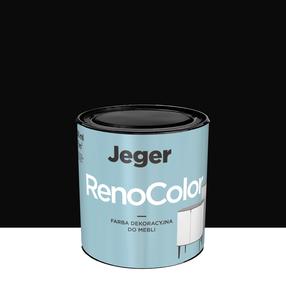 Dažai, baldams Jeger RenoColor Black, pusiau blizgus, 0.45 l, juoda sp.