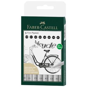 Vildikad Faber Castell Ecco Pigment Fineliner, ühepoolsed, 8 tk