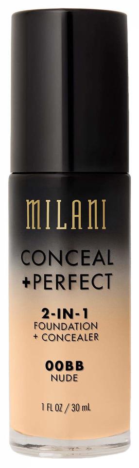 Skystas makiažo pagrindas Milani Conceal + Perfect, 00bb nude, 30 ml