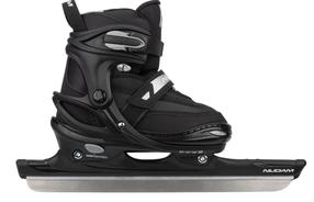 Коньки Nijdam Rink Raven, черный цв./серый цв., 37 - 40