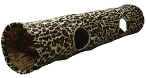 Tunelis katėms Flamingo Leopard 507666, ruda sp./juoda sp./geltona sp., 130 cm