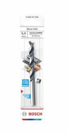 Metallist puur Bosch, teras, silindriline, 5.5 mm x 9.3 cm