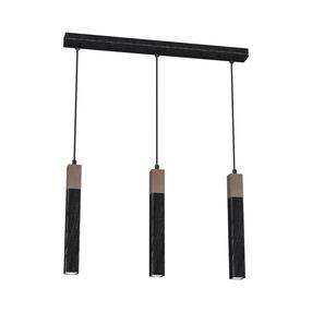 Lampa griesti Milagro Solo Sawn MLP7470, GU10, 3, melna krās. / melna krās.