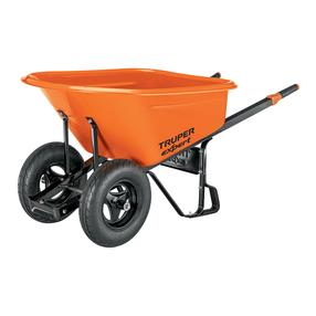 Ķerra Truper HDPE, oranža krās., 120 l