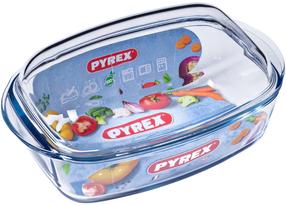 Stiklinis indas Pyrex Essentials, skaidri sp., 37 cm x 22 cm, 7 l