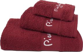 Vonios rankšluosčių rinkinys Pierre Cardin 1148 BURGUNDY, raudona sp., 140 cm x 70 cm, 3 vnt.