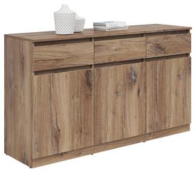 Komoda Saturn, ąžuolo sp., 81 cm x 42 cm x 135 cm