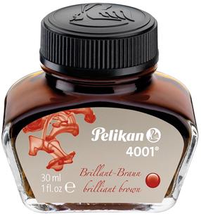 Чернила Pelikan 4001, коричневый цв.