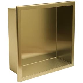 Sisseehitatav seinariiul Rea 07, 10 cm x 34 cm x 34 cm, kuldne v.