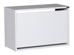 Batų spintelė Kalune Design SHC-110-BB-1, balta sp., 60 cm x 30 cm x 42 cm