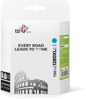 Кассета для принтера TB Print TBB-LC1280XLC, циановый голубой (cyan) цв., 20 мл