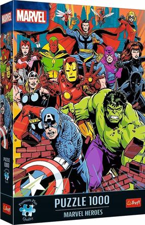 Dėlionė Trefl Premium Plus Marvel Heroes 10881, 68.3 cm x 48 cm, 1000 vnt., įvairių spalvų