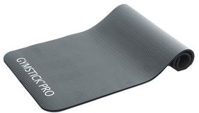 Fitnesa un jogas paklājs Gymstick NBR 61042G, pelēka krās., 172 cm x 61 cm x 0.4 cm