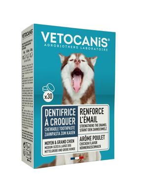 Hambapasta koertele tablettidena Vetocanis VITA027, 30 tk