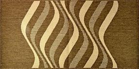 Paklājs iekštelpu Sizal 6, zelta krās./brūna krās./bēša krās., 140 cm x 70 cm