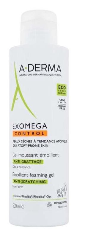 Veido prausimosi gelis A-Derma Exomega Control, 500 ml