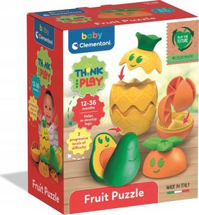 Логическая игра, пазл Clementoni Think And Play Fruit, многоцветный