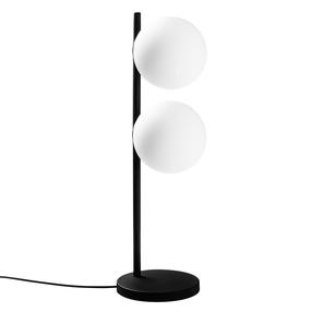 Galda stāvlampas Opviq Dual 13760, E14, 40W, balta krās./melna krās.