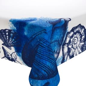 Staltiesė stačiakampė Ambition Blue Lagoon, mėlyna sp./balta sp., 160 x 280 cm