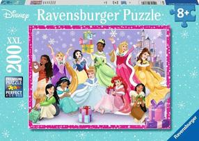 Пазл Ravensburger Disney Princess Christmas 13385, 36 см x 49 см, 200 шт., многоцветный