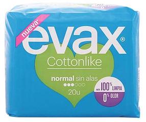Hügieenisidemed Evax Cottonlike, Normal, 20 tk