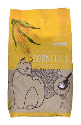 Kačių kraikas Comfy Cornelius Natural, organinis (nesušokantis), 7 l