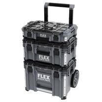 Įrankių dėžė su ratukais FLEX Stack Pack, 56 cm x 39.7 cm, juoda sp.