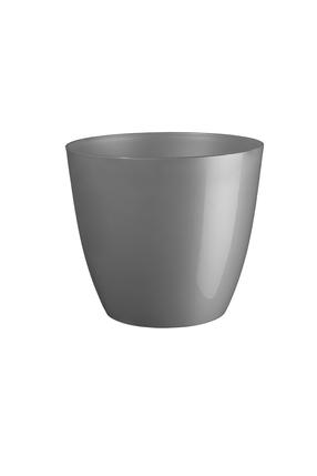 Puķu pods Plastkon 4111489084, plastmasa, Ø 18 cm, sudraba krās.