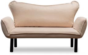 Sofa-lova Hanah Home Chatto 859FTN1228, kreminė sp., 140 x 65 cm x 70 cm