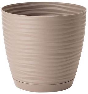 Lillepott Form Plastic Sahara 230 10489431, plastik, Ø 23 cm, beež v.