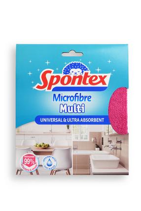 Lapp, universaalne Spontex, (värv/disain valitakse juhuslikult), polüester/polüamiid/mikrokiud