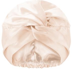 Nakts cepurīte Glov Double Layer Satin Bonnet, šampanieša krās.
