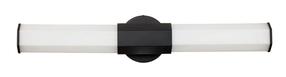 Šviestuvas sieninis Elstead Lighting Facet, LED, 3000 °K, 2 x 12 W, balta sp. / juoda sp.