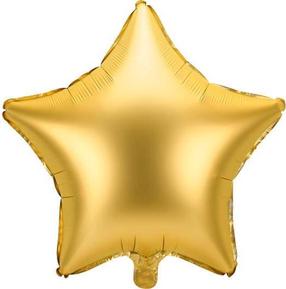 Fooliumist õhupall erikujuga PartyDeco Star (48cm), kuldne v.