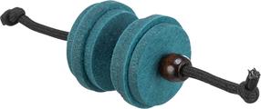 Rotaļlieta kaķim Trixie CityStyle Dumbell 41132, zila krās./melna krās., 13 cm