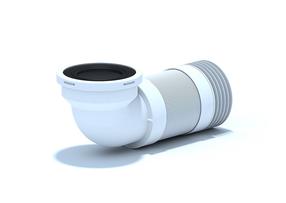 Муфта Ani Plast, белый цв./серый цв., 450 мм x 75 мм
