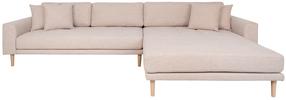 Kampinė sofa House Nordic Lido Lounge, smėlio ruda sp., dešininė, 290 x 170 cm x 76 cm