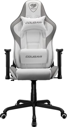 Mänguri tool Cougar Armor Elite CGR-ELI-WHB, 49 x 67.5 x 126 - 133 cm, valge v./hall v.