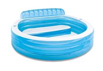Baseinas, pripučiamas Intex Aqua 57190, mėlyna sp. 216 cm x 224 cm x 76 cm