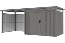 Sodo namelis, su stogu Kopenhaga, 230 cm x 569 cm x 222 cm, pilka sp.