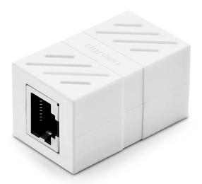 Адаптер Ugreen 10521714 RJ-45, RJ-45, белый цв.