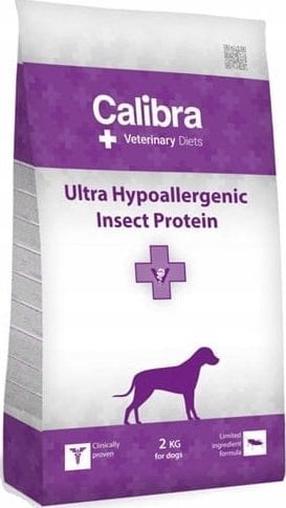 Kuiv koeratoit Calibra Veterinary Diets Ultra Hypoallergenic Insect, riis/putukad, 2 kg