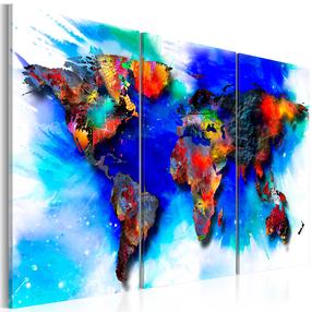 Репродукция Artgeist Rainbow map N3431, 60 см x 40 см
