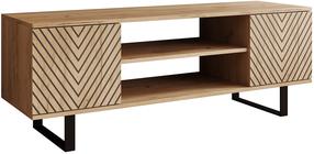TV galds ADRK Lorello Herringbone, ozola krās., 135 cm x 40 cm x 49 cm