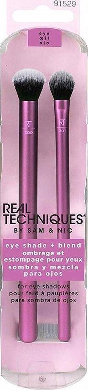 Dekoratīvās kosmētikas otu komplekts Real Techniques Eyes, 2 gab.