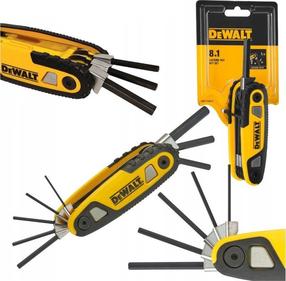 Набор шестигранных ключей Dewalt DWHT0-70263, 8 шт.